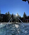 Outdoor pool at QC Terme MonteBianco.