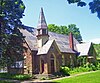 The Rosendale library, formerly All Saints' Chapel