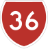 State Highway 36 shield}}