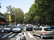 A busy street in Tehran