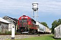 BB 7, an EMD GP40, heading east at Louisa, Virginia.