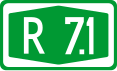 R7.1 Motorway shield}}