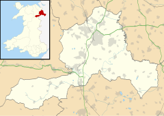 Marchwiel is located in Wrexham