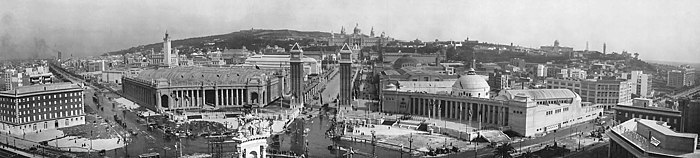 La Exposición Internacional de 1929 permitió la urbanización de la Plaza de España