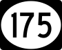 Highway 175 marker