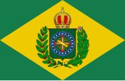 Second flag of the Empire of Brazil with 20 stars (1870–1889)