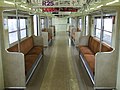 Interior of a typical Tokyo Metro 6000 series train