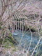 A fenced-in ponor south of Grosuplje, Slovenia