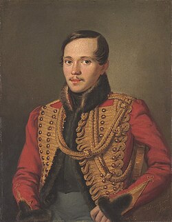 Mikhail Lermontov in 1837