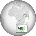 Somaliland orthographic map