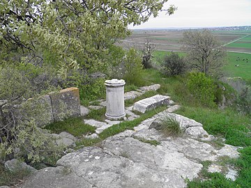 Troy VIII Temple of Athena, built over the ruins of the Bronze Age palatial complex