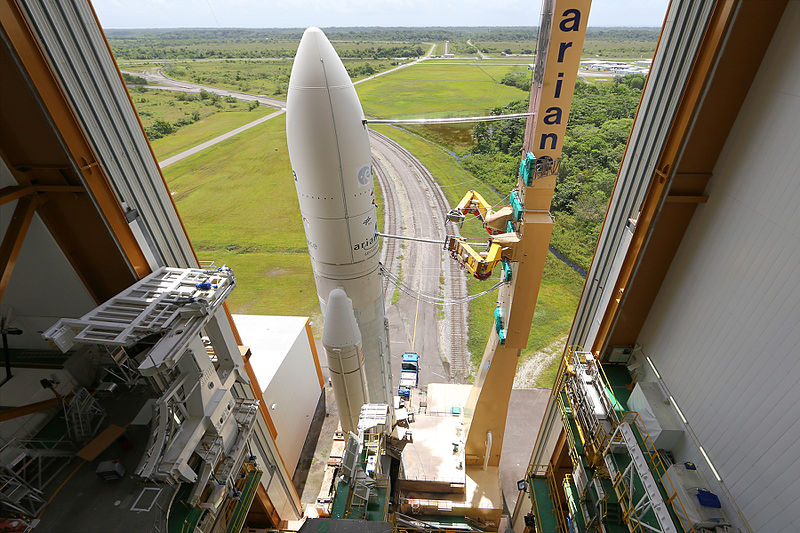 File:Ariane 5ES rolls out.jpg