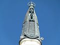 Virgen de Itatí, en lo más alto de la Basílica.