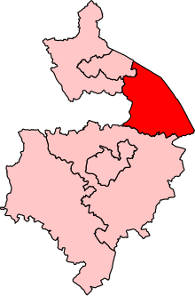 Map showing the location of the Rugby constituency in Warwickshire under the boundaries created by the 2023 boundary review and first used at the 2024 general election.