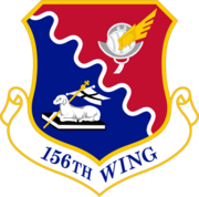 Official logo of the 156th Wing