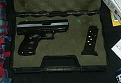 Hi-Point C380 pistol with two-tone finish