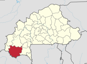 Location in Burkina Faso