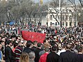 Владимир Филат во время протестов 7 апреля 2009 года