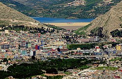 View on Duhok with the Duhok Dam in the background