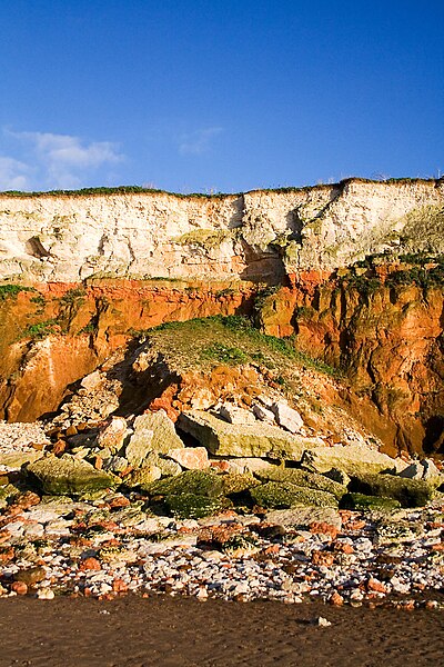 File:Coastal Erosion Hunstanton Cliffs.jpg