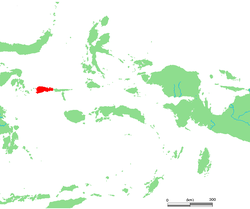 Location within Maluku Islands