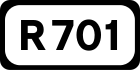 R701 road shield}}