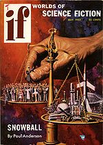 May 1955 issue of If; the cover is by Kenneth Fagg