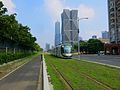 Tren ligero de Kaohsiung.