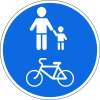 Cycle and pedestrian path