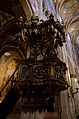 Italian pulpit of 1613 carved in wood by Paolo Froni