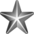 Silver service star ribbon device