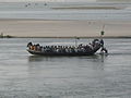 A boat on the Ganges River