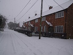 Charlton all saints in winter