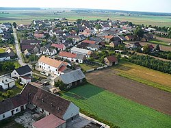 Aerial view of Chrzelice