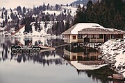 House on Lake Colibița