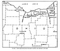 Fig 07 Sketch map showing some of the places in northern Ohio.