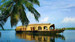 Houseboat in Kerala backwaters