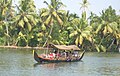 Tourists in a sight-seeing boat