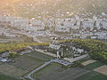 Aerial view of Cetăţuia Monastery