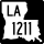 Louisiana Highway 1211 marker