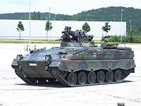 A Marder 1A3 of Panzergrenadier Battalion 391 in 2006.