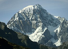 Monte Bianco in Aosta Valley, the highest point in the European Union.