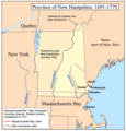 Image 24The disputed boundary between Massachusetts Bay Company and the Province of New Hampshire. (from History of Massachusetts)