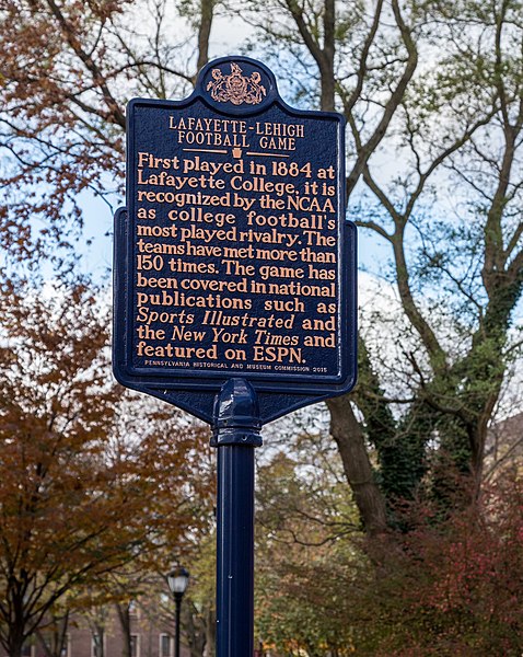 File:Plaque at Lafayette College.jpg