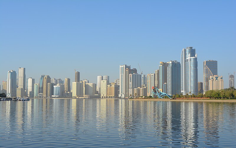 File:Skyline of Sharjah city.jpg