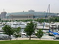 Soldier Field as seen from Northerly Island