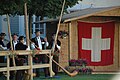 Alphorn players in a folklore festival in Lucerne (2008)