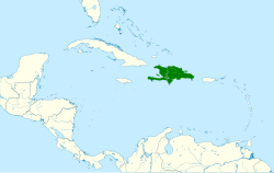 Distribución geográfica del mango dominicano.