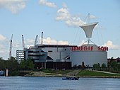 The exterior of Carnegie Science Center in 2008