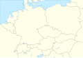 Map of central Europe